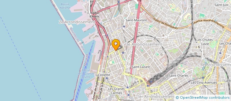 localisation de l'entreprise IBS LOGISTIQUE à MARSEILLE