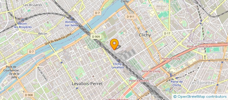 localisation de l'entreprise IBS REGULATION à CLICHY