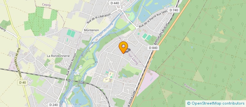 localisation de l'entreprise IBS SECURITE à CHALETTE-SUR-LOING