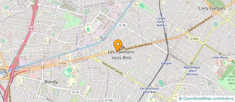 localisation de l'entreprise IBS TP à LES PAVILLONS-SOUS-BOIS