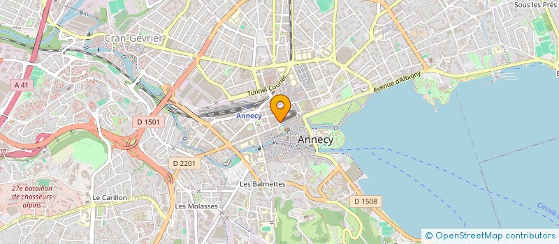 localisation de l'entreprise IBS TRANSACTIONS à ANNECY