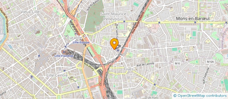 localisation de l'entreprise IBS TRANSPORT à LILLE
