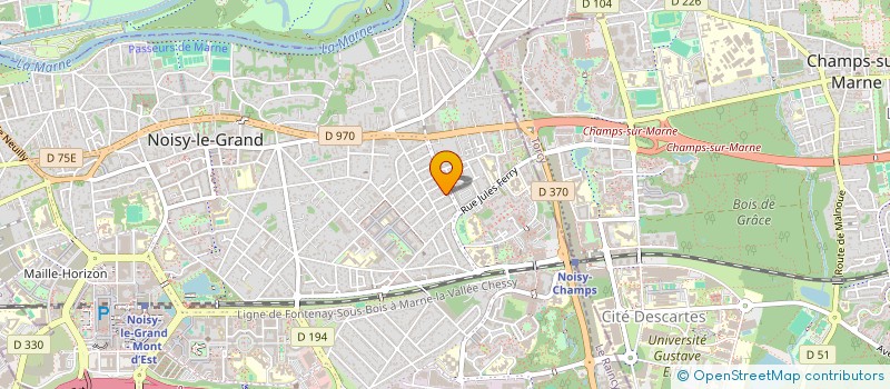 localisation de l'entreprise IBS TRANSPORTS  NOISY-LE-GRAND