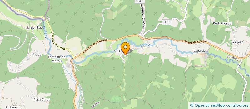 localisation de l'entreprise IBSY  MILHAC