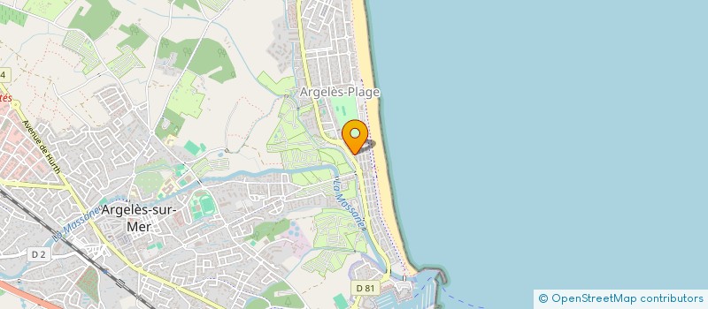 localisation de l'entreprise IBT à ARGELES-SUR-MER