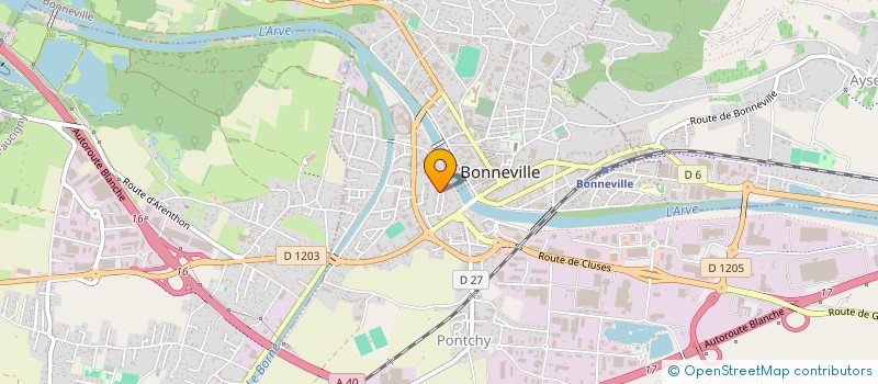localisation de l'entreprise IBT à BONNEVILLE