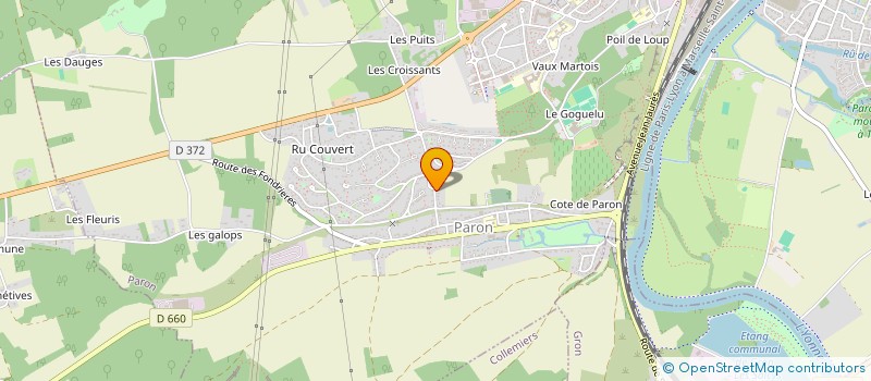 localisation de l'entreprise IBT  PARON