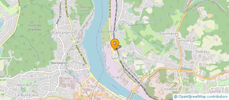 localisation de l'entreprise IBT CONCEPT à BAYONNE