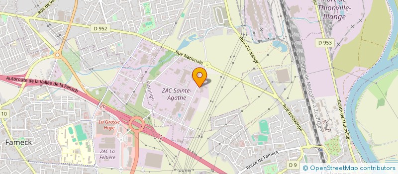 localisation de l'entreprise IBT TRAVAUX  FLORANGE