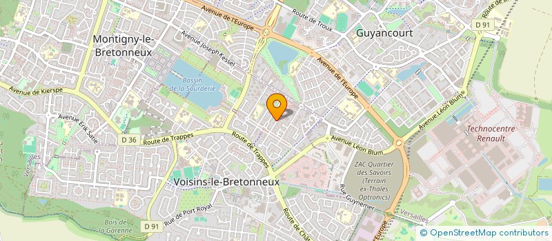 localisation de l'entreprise IBTAKIROO à VOISINS-LE-BRETONNEUX
