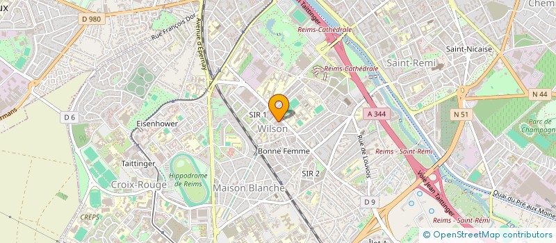 localisation de l'entreprise IBTISSAM à REIMS