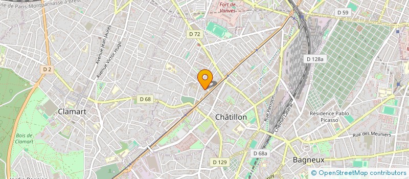 localisation de l'entreprise IBUILDER à CHATILLON