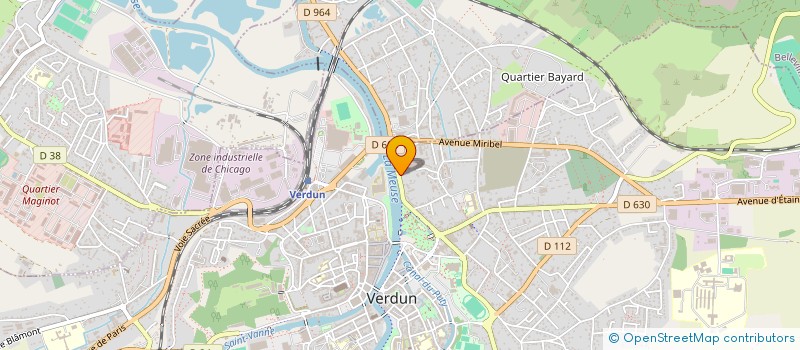 localisation de l'entreprise IBUPROF à VERDUN