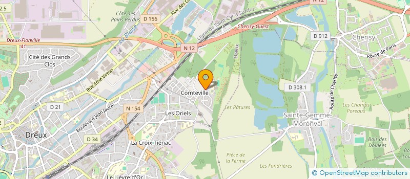 localisation de l'entreprise IBVE à DREUX