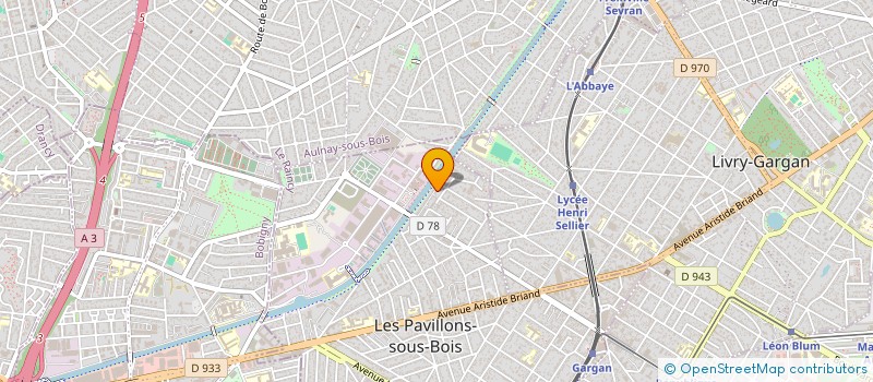 localisation de l'entreprise IBYE CONSULTING  LES PAVILLONS-SOUS-BOIS