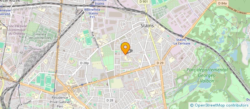 localisation de l'entreprise IBZ à STAINS