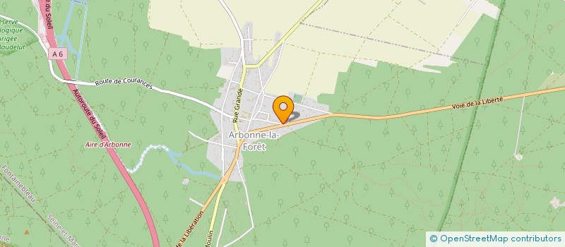 localisation de l'entreprise IC-2F  ARBONNE-LA-FORET