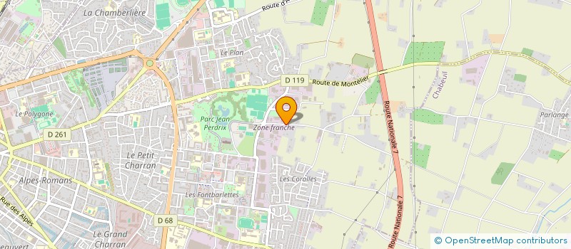 localisation de l'entreprise IC BATIMENT à VALENCE
