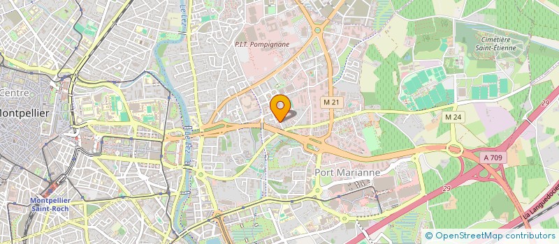 localisation de l'entreprise IC CONSULTING à MONTPELLIER