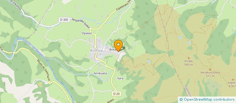 localisation de l'entreprise IC CREA  AINHOA