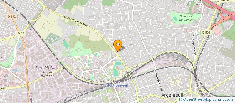 localisation de l'entreprise IC DRIVE  ARGENTEUIL