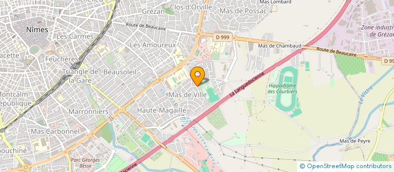 localisation de l'entreprise IC-ELEC  NIMES