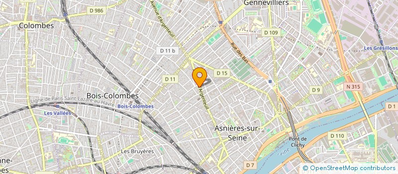 localisation de l'entreprise IC FINANCEMENT  ASNIERES-SUR-SEINE