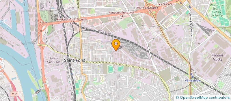 localisation de l'entreprise IC HABITAT  VENISSIEUX