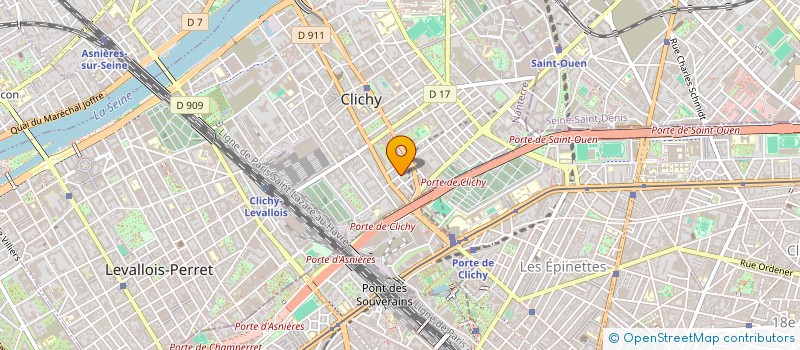 localisation de l'entreprise IC - IMAGE CONSEILS à CLICHY