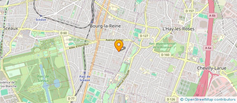 localisation de l'entreprise IC LAB à BOURG-LA-REINE