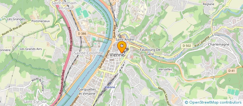 localisation de l'entreprise IC LINGERIE à VIENNE