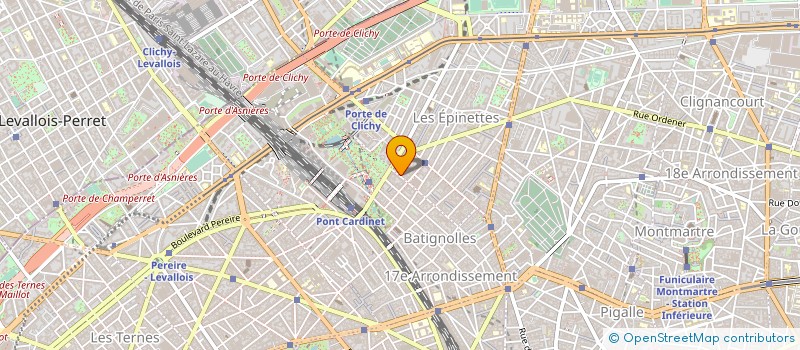 localisation de l'entreprise IC MEDIA  PARIS 8