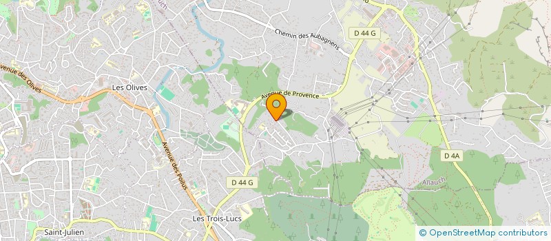 localisation de l'entreprise IC PAIE & CONSEIL  ALLAUCH