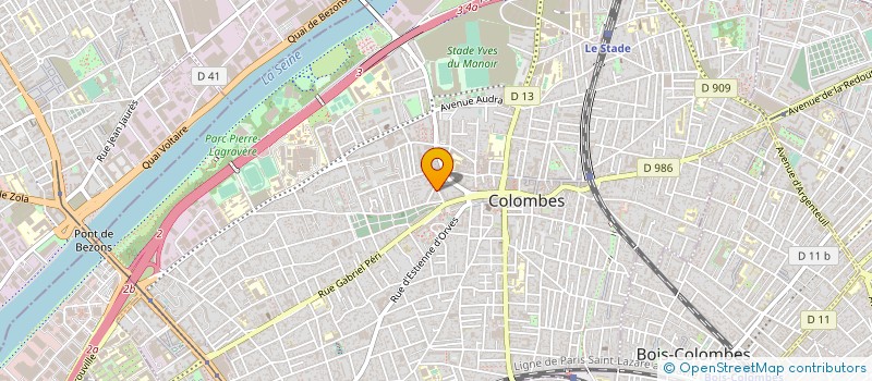 localisation de l'entreprise IC PERMIS à COLOMBES