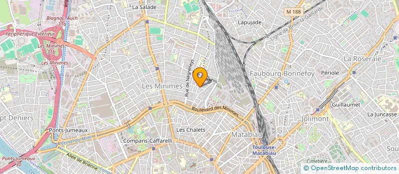 localisation de l'entreprise IC@RE à TOULOUSE