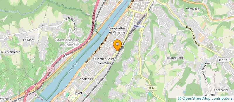 localisation de l'entreprise IC-UP FORMATION  VIENNE