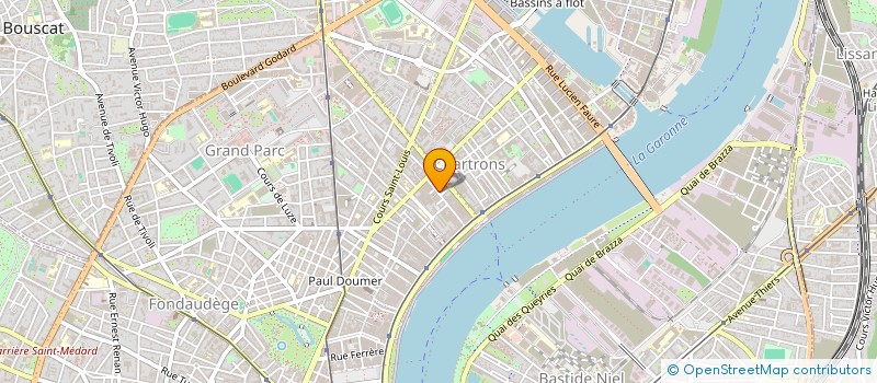 localisation de l'entreprise IC URBAIN à BORDEAUX