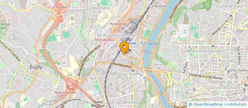 localisation de l'entreprise IC1 à LYON