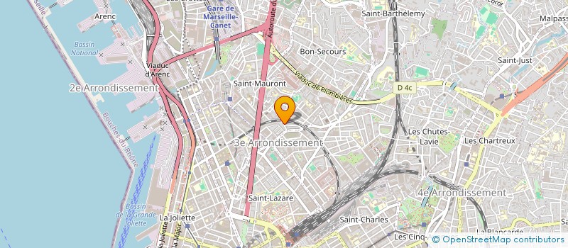 localisation de l'entreprise IC2 à MARSEILLE
