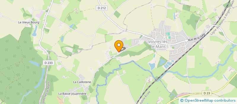 localisation de l'entreprise IC2A  VOIVRES LES LE MANS