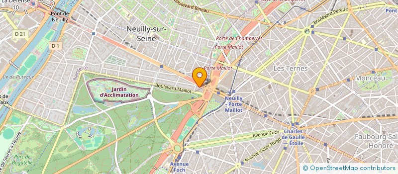 localisation de l'entreprise IC2D à NEUILLY-SUR-SEINE