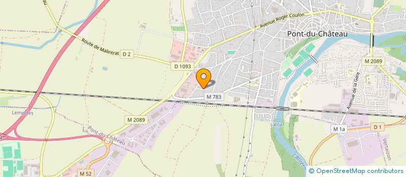 localisation de l'entreprise IC2K  PONT-DU-CHATEAU