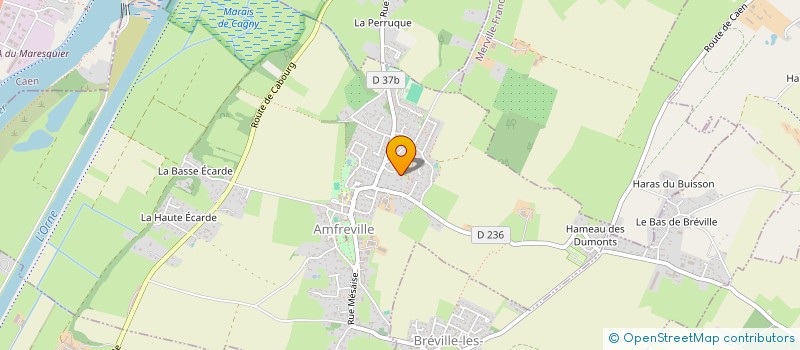 localisation de l'entreprise IC2M  AMFREVILLE