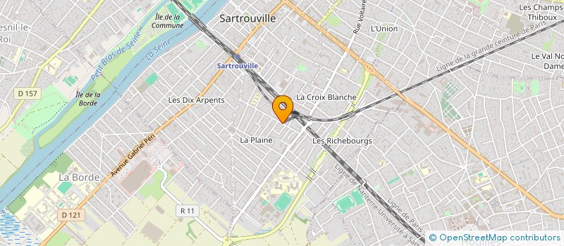 localisation de l'entreprise ICA à SARTROUVILLE