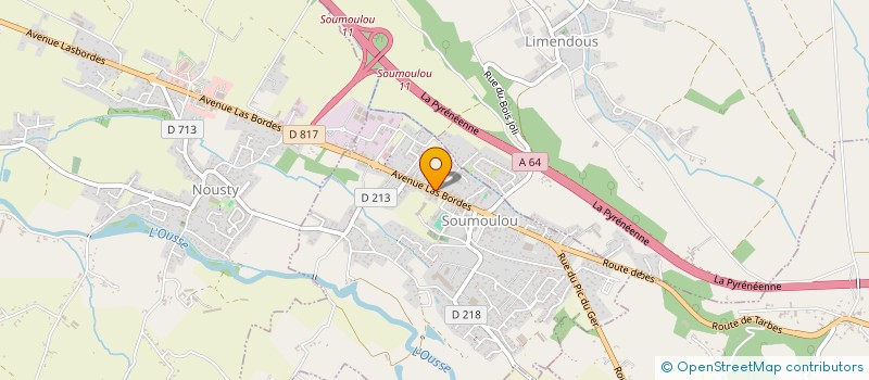 localisation de l'entreprise ICA à SOUMOULOU