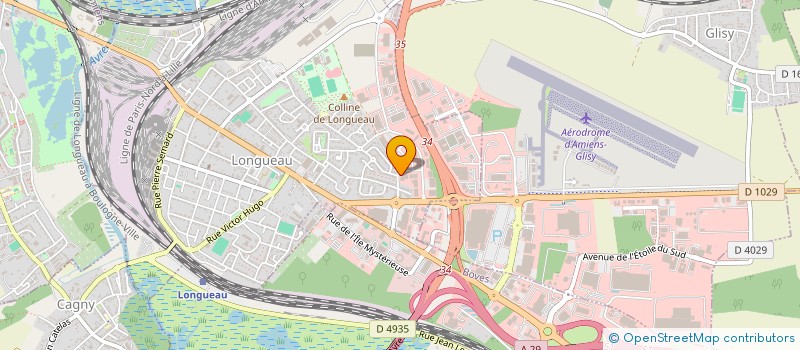 localisation de l'entreprise ICA à LONGUEAU