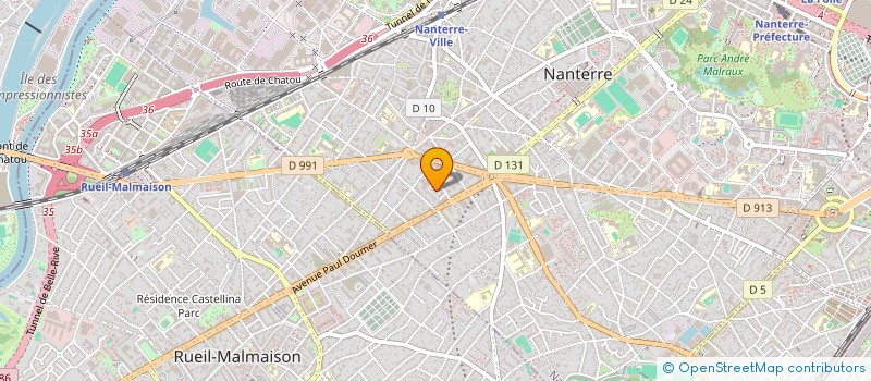 localisation de l'entreprise ICA  NANTERRE