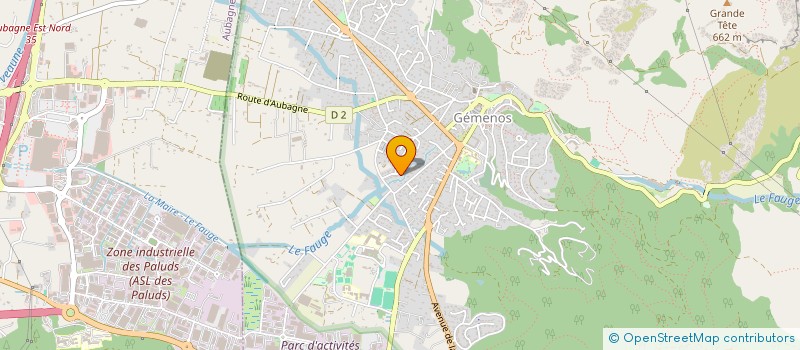 localisation de l'entreprise ICA  GEMENOS