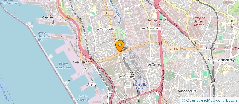 localisation de l'entreprise ICA CERVAC MARSEILLE à MARSEILLE