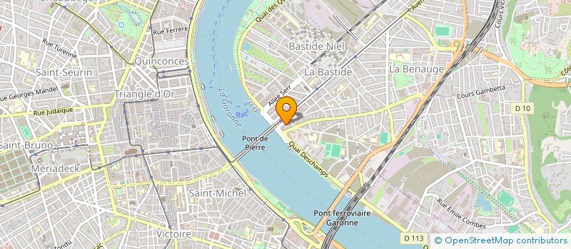 localisation de l'entreprise ICA INDICE CONSULTANTS ATLANTIQUE à BORDEAUX